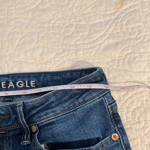 American Eagle Men’s Airflex + Original Bootcut Denim Blue Jeans US Size 29/30 - Picture 9 of 16